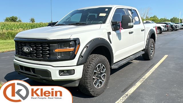 Gray 2024 Ford F-150 Pickup Truck Four-Wheel Drive Automatic