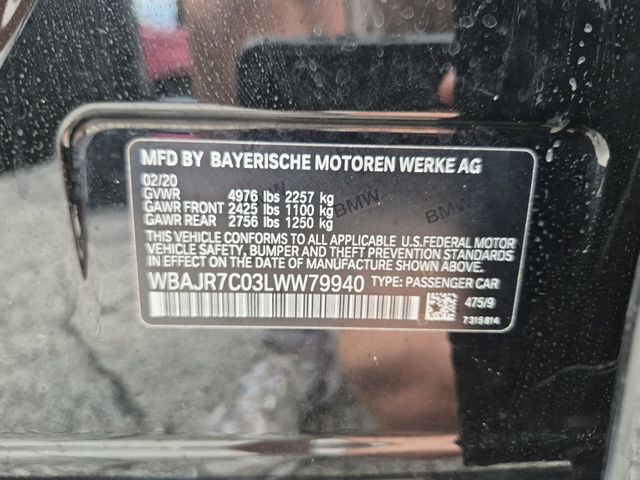 Used 2020 BMW 5 Series 530i xDrive 4D Sedan