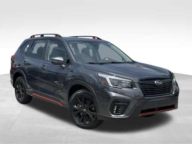 Gray Metallic 2021 Subaru Forester Sport Crossover AWD SUV / Crossover All-Wheel Drive Continuously Variable Transmission