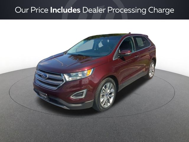 Red (Burgundy) 2018 Ford Edge SUV / Crossover All-Wheel Drive 6-Speed Automatic