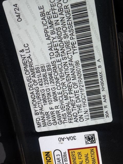 2024 Honda Accord LX Gray at Classic Elite Chevrolet Sugar Land