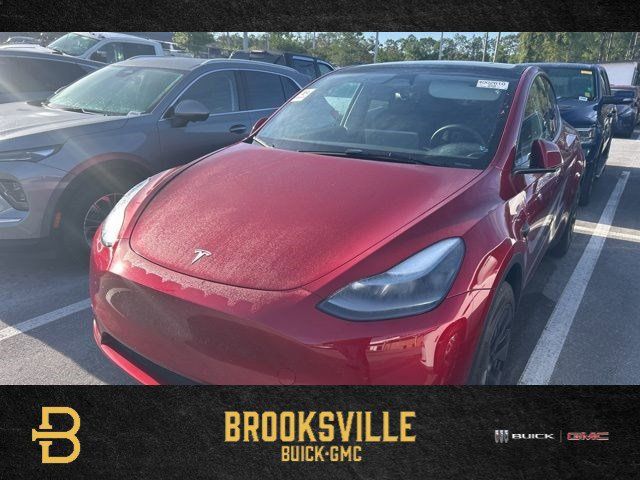 Ultra Red 2025 Tesla Model Y Long Range RWD SUV / Crossover Rear-Wheel Drive 1-Speed Automatic