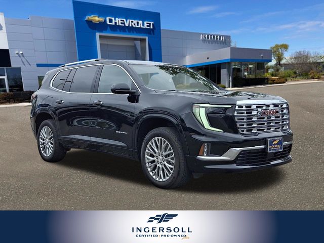 Black (Ebony Twilight Metallic) 2025 GMC Acadia SUV / Crossover Four-Wheel Drive 8-Speed Automatic