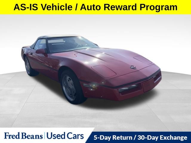 Red 1988 Chevrolet Corvette Convertible RWD Convertible Rear-Wheel Drive 4-Speed Manual