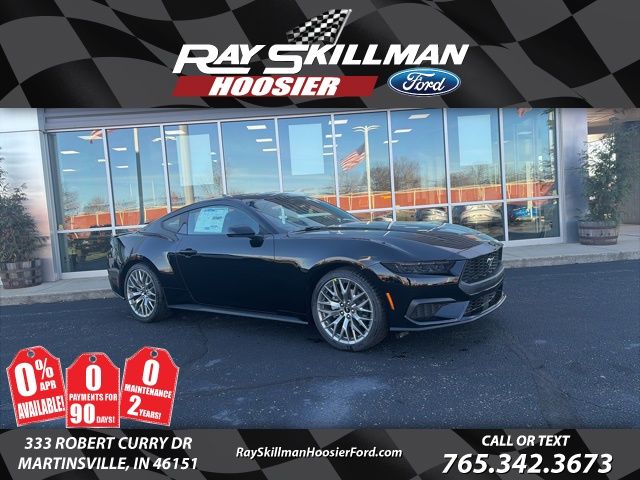 Shadow Black 2026 Ford Mustang Coupe Rear-Wheel Drive Automatic