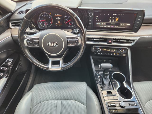 2021 Kia K5 EX White at DeMontrond Auto Country