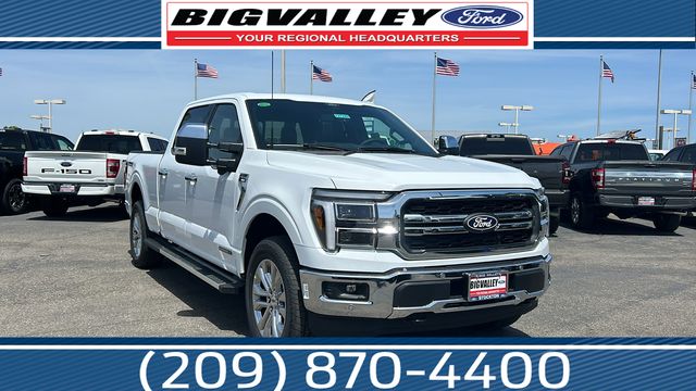Oxford White 2026 Ford F-150 Lariat SuperCrew 4WD Pickup Truck Four-Wheel Drive Automatic