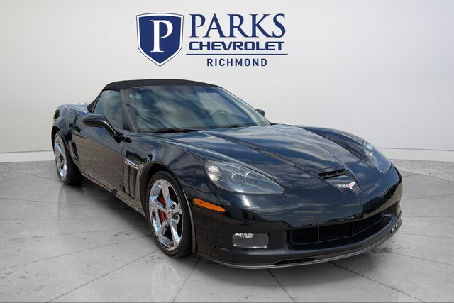 Black 2010 Chevrolet Corvette Convertible Rear-Wheel Drive 6-Speed Manual