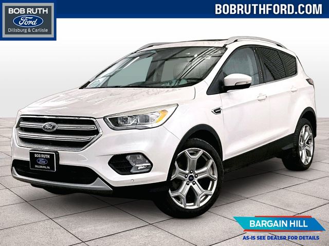 2017 Ford Escape Titanium White at John Sisson Motors