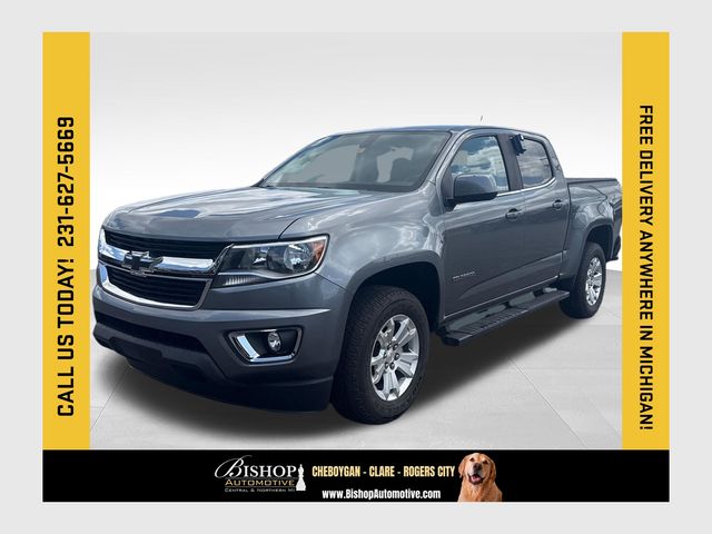 Gray (Satin Steel Metallic) 2019 Chevrolet Colorado Pickup Truck Four-Wheel Drive 8-Speed Automatic