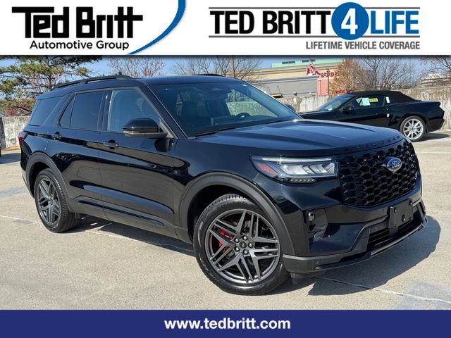 Black Metallic 2025 Ford Explorer ST AWD SUV / Crossover All-Wheel Drive Automatic