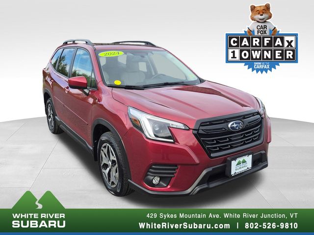 Crimson Red Pearl 2024 Subaru Forester SUV / Crossover All-Wheel Drive Continuously Variable Transmission