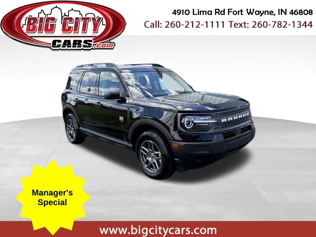 Shadow Black 2025 Ford Bronco Sport SUV / Crossover All-Wheel Drive 8-Speed Automatic