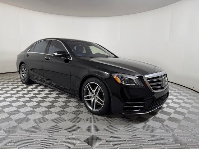 Black 2018 Mercedes-Benz S-Class S 560 4MATIC AWD Sedan All-Wheel Drive 9-Speed Automatic