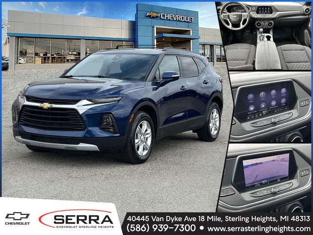 Blue Glow Metallic 2022 Chevrolet Blazer 2LT AWD SUV / Crossover All-Wheel Drive 9-Speed Automatic Overdrive