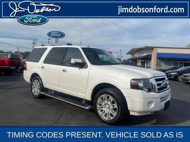 White Platinum Clearcoat Metallic 2012 Ford Expedition SUV / Crossover Four-Wheel Drive 6-Speed Automatic