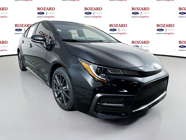 2021 Black Sand Pearl Toyota Corolla SE FWD Sedan