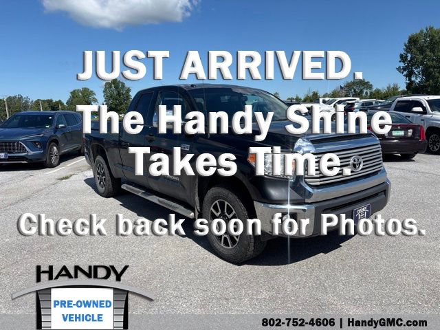 Black 2015 Toyota Tundra Pickup Truck Four-Wheel Drive 6-Speed Automatic Overdrive
