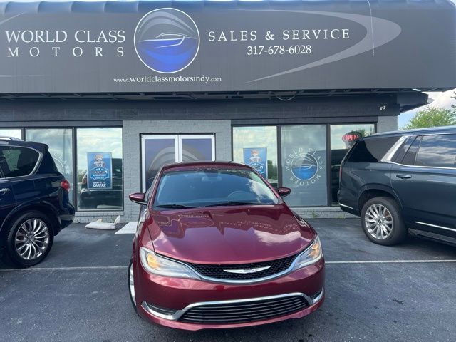 Velvet Red Pearlcoat 2015 Chrysler 200 Limited Sedan FWD Sedan Front-Wheel Drive 9-Speed Automatic