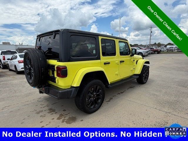 2023 Jeep Wrangler Sahara 4xe Yellow at Bayway Cadillac of The Woodlands