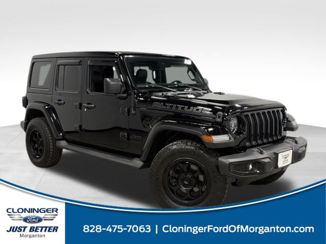 Black Clearcoat 2021 Jeep Wrangler SUV / Crossover Four-Wheel Drive 8-Speed Automatic