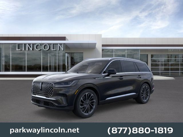 Infinite Black Metallic Clearcoat 2026 Lincoln Aviator Reserve AWD SUV / Crossover All-Wheel Drive Automatic
