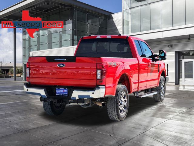 2022 Race Red Ford Super Duty F-250 SRW Lariat 4X4 Truck