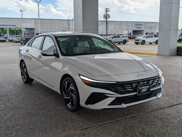2026 Hyundai Elantra Limited White at DeMontrond Gulf Freeway