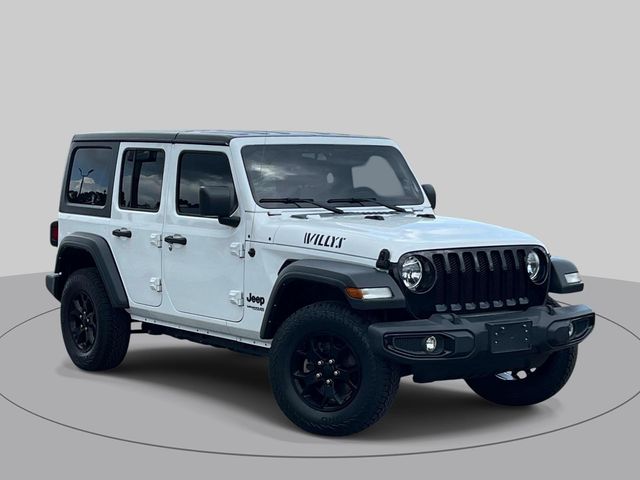 Bright White Clearcoat 2022 Jeep Wrangler SUV / Crossover Four-Wheel Drive 8-Speed Automatic