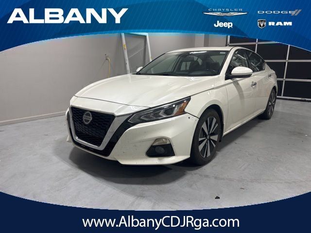 Pearl White 2019 Nissan Altima 2.5 SV FWD Sedan Front-Wheel Drive Continuously Variable Transmission