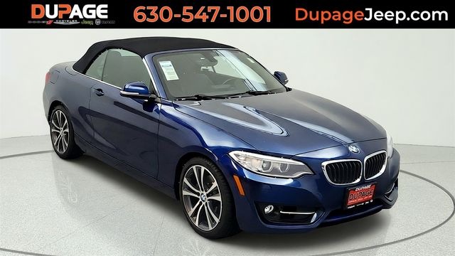 Deep Sea Blue Metallic 2016 BMW 2 Series Convertible All-Wheel Drive 8-Speed Automatic
