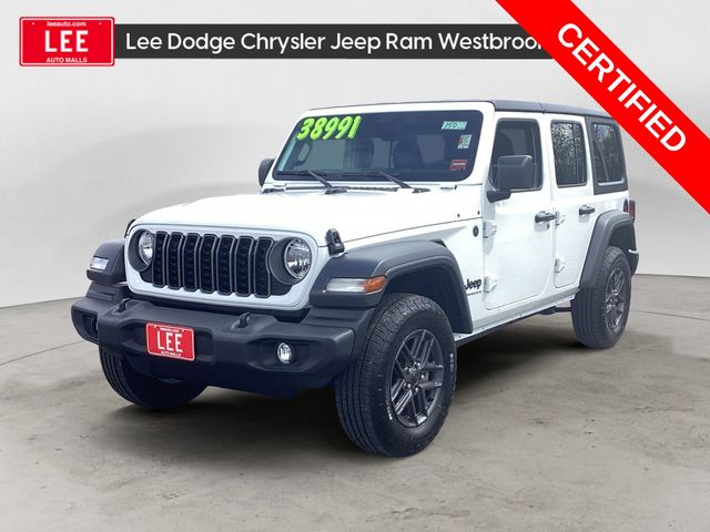 Bright White Clearcoat 2025 Jeep Wrangler SUV / Crossover Four-Wheel Drive 8-Speed Automatic