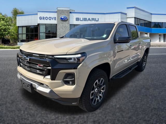 Sand Dune Metallic 2024 Chevrolet Colorado Pickup Truck Four-Wheel Drive 8-Speed Automatic