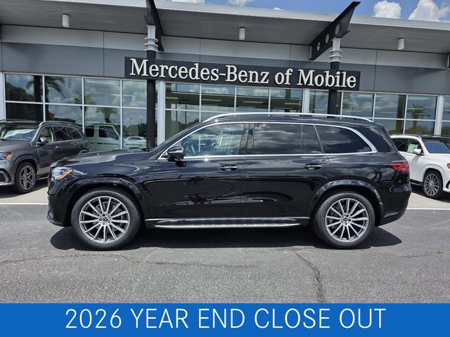 Obsidian Black Metallic 2025 Mercedes-Benz GLS SUV / Crossover All-Wheel Drive 9-Speed Automatic