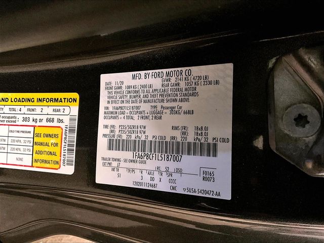 2020 Ford Mustang GT Premium Gray at Bob Ruth Ford