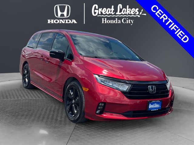Radiant Red Metallic II 2023 Honda Odyssey Minivan Front-Wheel Drive Automatic