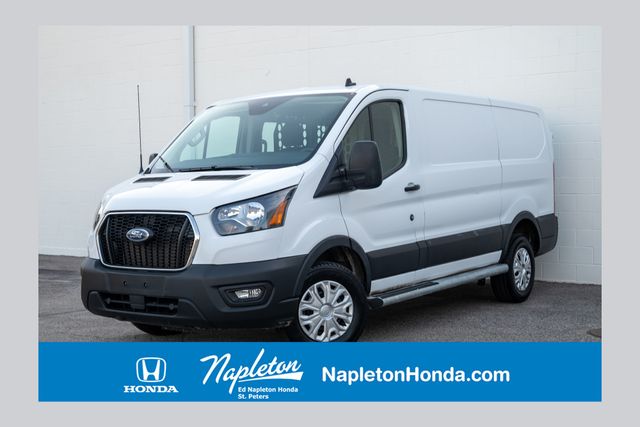 Oxford White 2025 Ford Transit Cargo Van Rear-Wheel Drive