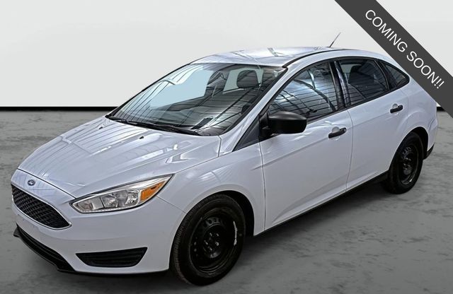 White 2018 Ford Focus Sedan Front-Wheel Drive Manual