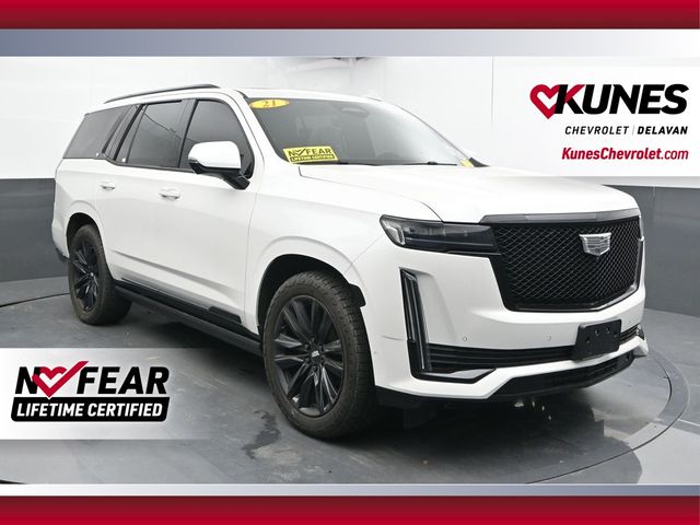 White 2021 Cadillac Escalade SUV / Crossover Four-Wheel Drive 
