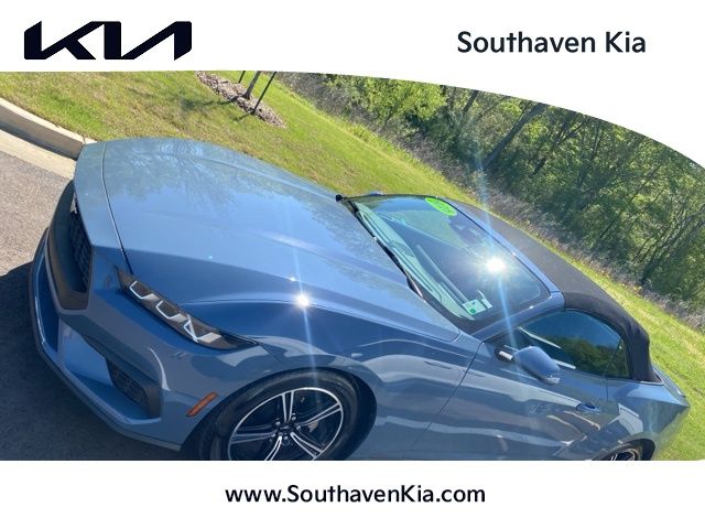 Vapor Blue 2025 Ford Mustang EcoBoost Premium Convertible RWD Convertible Rear-Wheel Drive Automatic