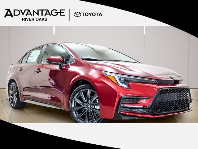 Red (Ruby Flare Prl/Mid Blk Me) 2026 Toyota Corolla Sedan Front-Wheel Drive Continuously Variable Transmission