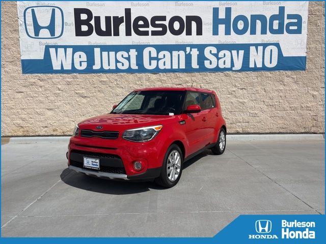 Inferno Red 2019 Kia Soul + FWD Wagon Front-Wheel Drive 6-Speed Automatic