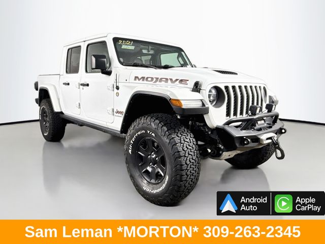Bright White Clearcoat 2021 Jeep Gladiator Pickup Truck Four-Wheel Drive 8-Speed Automatic