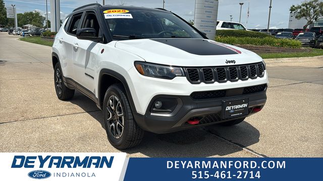 Bright White Clearcoat 2025 Jeep Compass SUV / Crossover Four-Wheel Drive 8-Speed Automatic