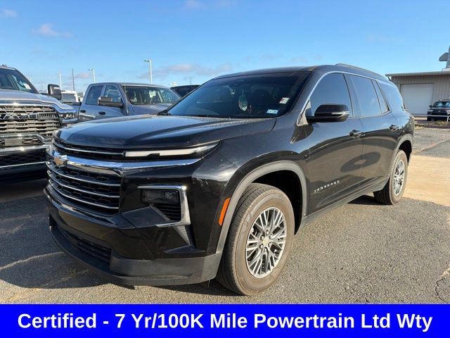 Black Metallic 2025 Chevrolet Traverse SUV / Crossover Front-Wheel Drive 8-Speed Automatic
