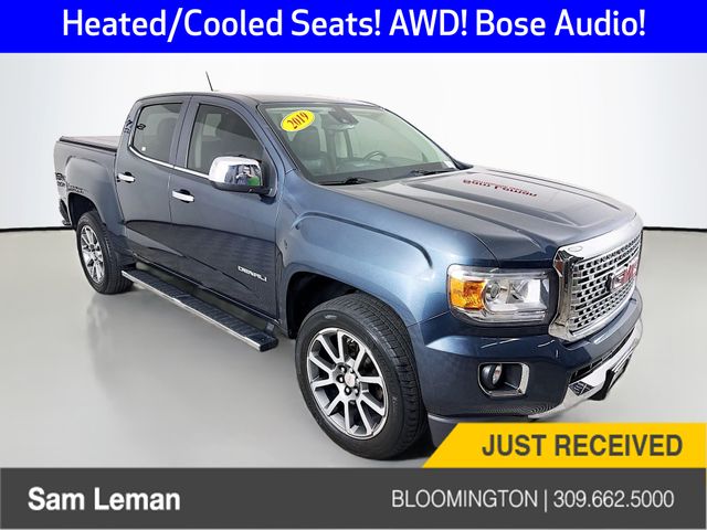 Gray (Dark Sky Metallic) 2019 GMC Canyon Pickup Truck Four-Wheel Drive 8-Speed Automatic