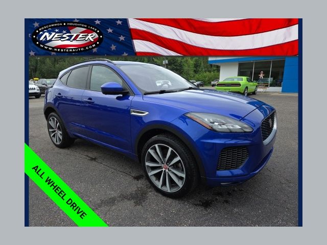 Blue 2018 Jaguar E-PACE P300 R-Dynamic HSE AWD SUV / Crossover All-Wheel Drive 9-Speed Automatic