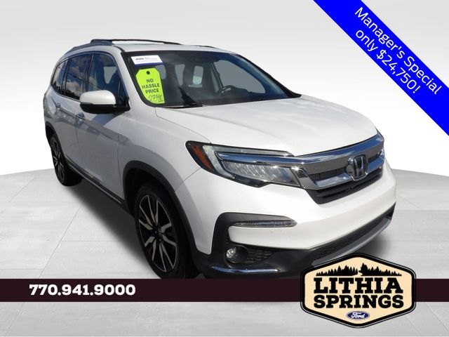 Platinum White Pearl 2020 Honda Pilot Elite AWD SUV / Crossover All-Wheel Drive 9-Speed Automatic