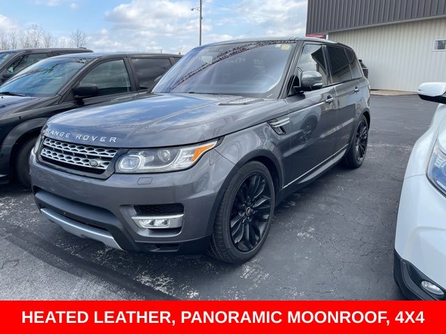 Gray 2017 Land Rover Range Rover Sport V6 HSE 4WD SUV / Crossover All-Wheel Drive 8-Speed Automatic