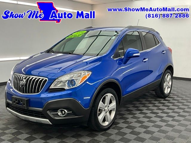 Brilliant Blue Metallic 2016 Buick Encore Leather AWD SUV / Crossover All-Wheel Drive 6-Speed Automatic Overdrive